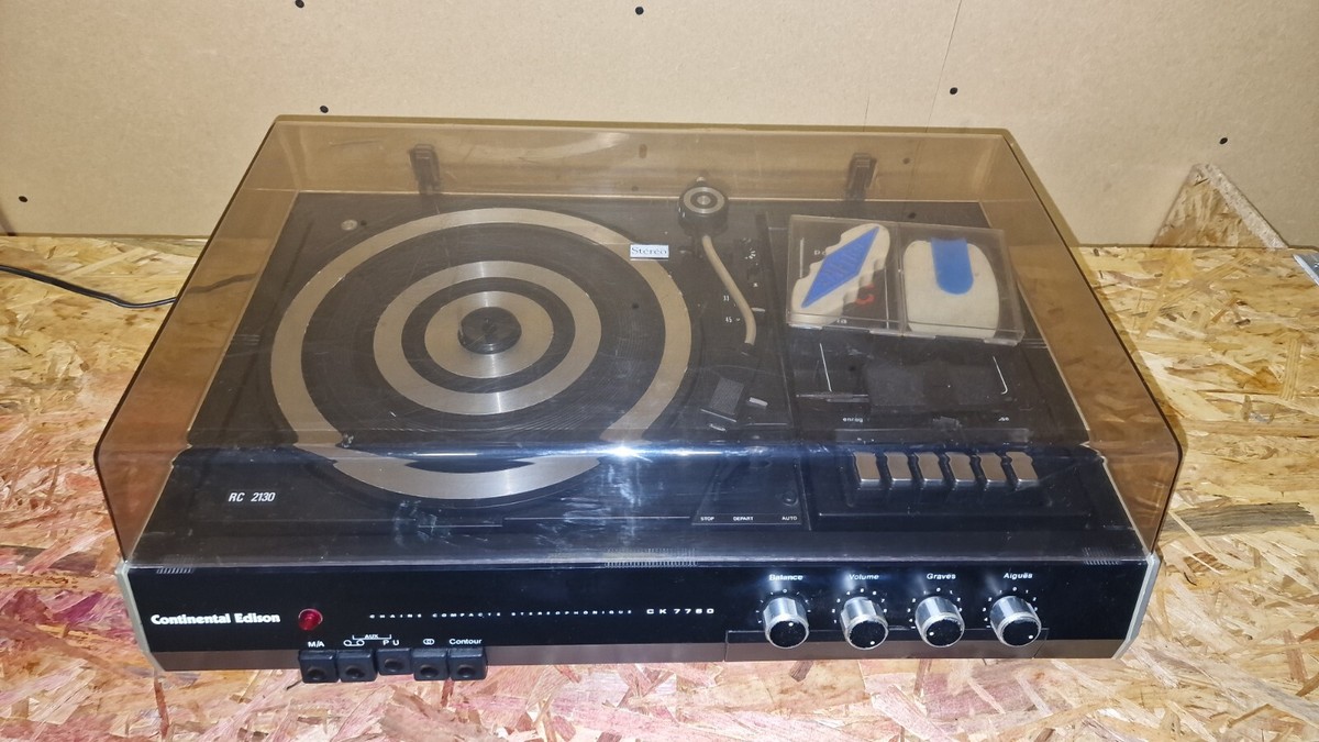 Ancien Tourne-disque Continental Edison - Valise Vintage - Occasion