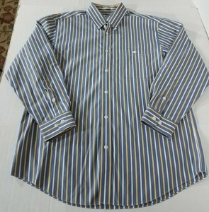 yellow striped button down