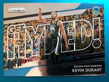 2018-19 Panini Prizm GET HYPED#6 KEVIN DURANT Golden State Warriors SP Insert MT
