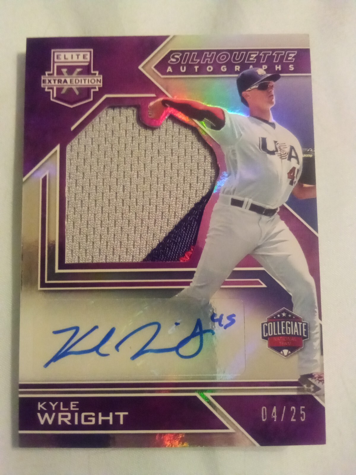 KYLE WRIGHT 2016 Elite Extra Edition Rookie PURPLE Auto USA only 1 #/25 on eBay 