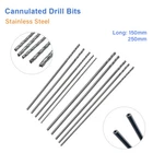 Cannulated Drill Bit Hollow Stainless steel Orthopedic Instrument 150mm/250mm