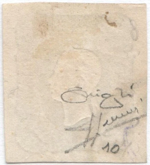 ANTICHI STATI ITALIANI - LOMBARDO VENETO (1861) Francobolli per Giornali , #10. - Immagine 2 di 2