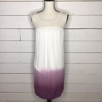 white purple ombre dress White to Purple Ombre Organza V-cut Satin Ball Gown