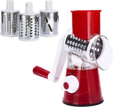 red table top grater 3 in 1