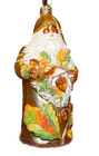 Patricia Breen SANTA Glass Christmas Ornament — photo 1