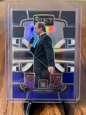 2024 Panini Select WWE Howard Finkel Concourse Black & Blue Prizm /399