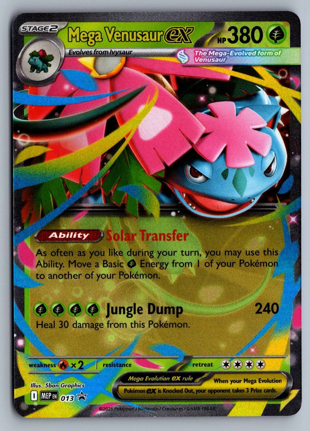 Mega Venusaur ex ME: Mega Evolution Promo MEP #013 Promo NM
