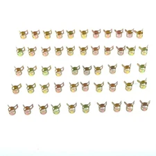50pcs 5/16 8mm Spring-Clip Fuel Hose Line Air Pipe Clamps Fastener Hot Sale