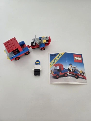 LEGO Town 6654 Motorcycle Transport 100% Complete with Instructions