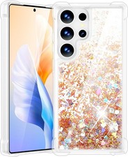 Liquid Glitter Case for Samsung Galaxy S26 Ultra, Bling Glitter Clear Case for W