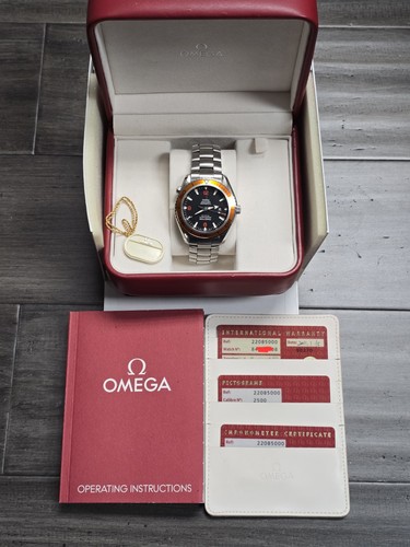 OMEGA Seamaster Planet Ocean 2208.50.00 W/ B&P - Afbeelding 10 van 10
