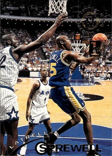 1994 Topps Stadium Club Basketball 1st Day Issue Latrell Sprewell #45
