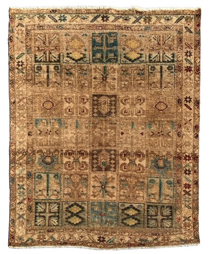 Amazing Hand Knotted Antique Tribal Baghtiyaar Wool Area Rug 7 x 5 Ft