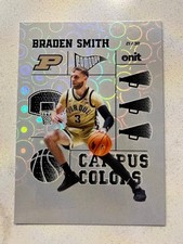 BRADEN SMITH 2025-26 ONIT Purdue Basketball Campus Colors HOLO #'d 21/30