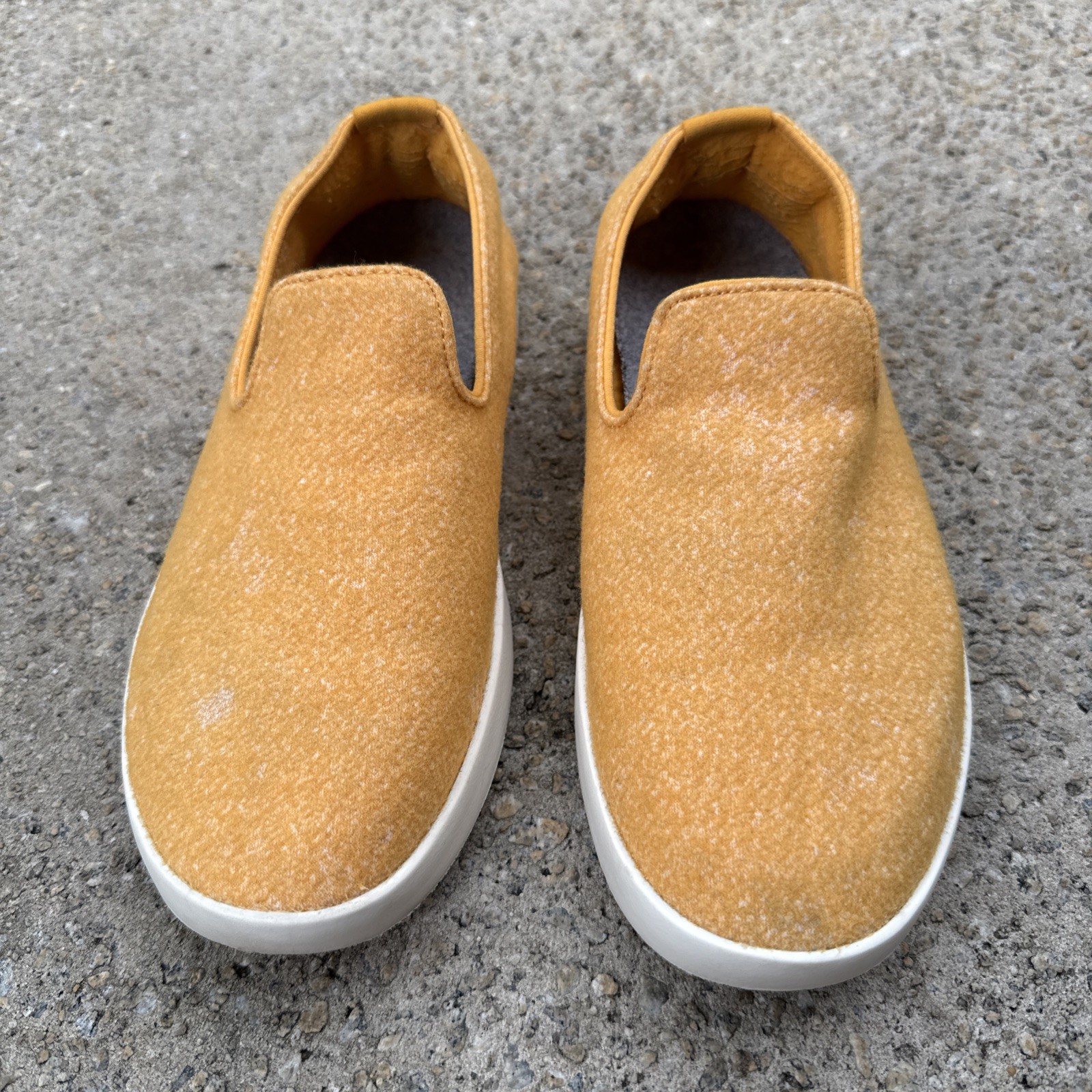 Allbirds Wool Loungers Womens Size 9 Yellow Casual Walking Slip On Shoes Loafers