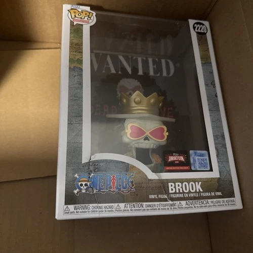 Funko Pop! One Piece Brook #2220 TargetCon Exclusive Vinyl  small rip on box