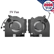 5V New CPU+GPU Cooling Fan for Dell G15 5510 GTX1650 CN-01JYXG CN-0203MH
