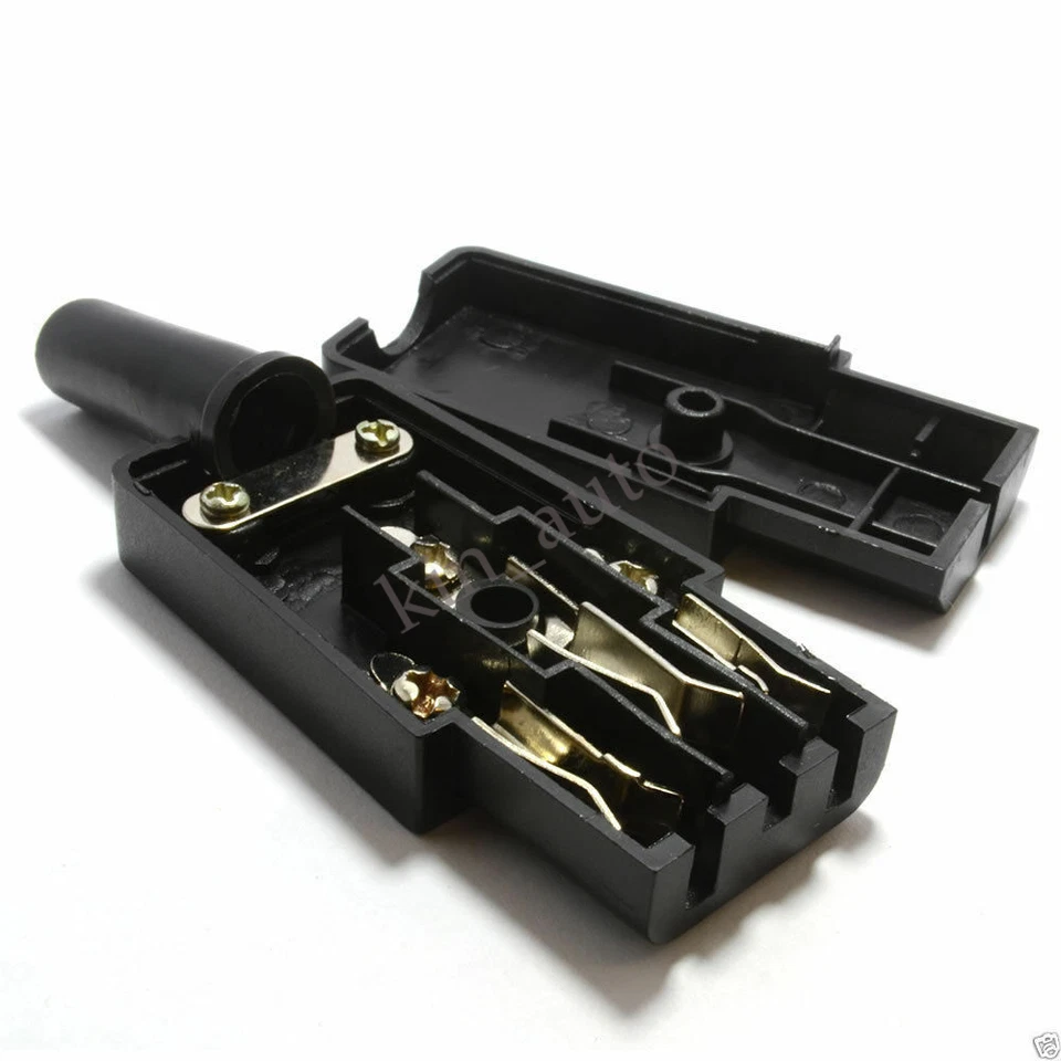 1Pc IEC C13 Female Inline Rewirable Socket Kettle Lead Power Adapter Plug 10A - Image 3 of 4