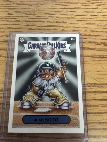 Tarjeta 2023 TOPPS GPK X MLB Serie 3 JUAN SOTO C Nombre Real 15C Cubo de Basura