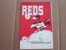 1964-65 Rhode Island Reds vs Pittsburgh Hornets AHL Hockey Game Program