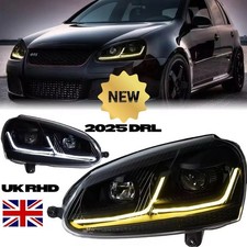 GOLF MK5 Headlights LED DRL Switchback GOLF 7 Look