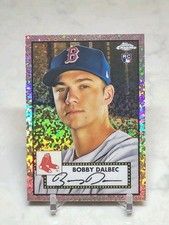 2021 Topps Chrome Platinum Anniversary-Bobby Dalbec RC Rose Gold MiniDiamond /75
