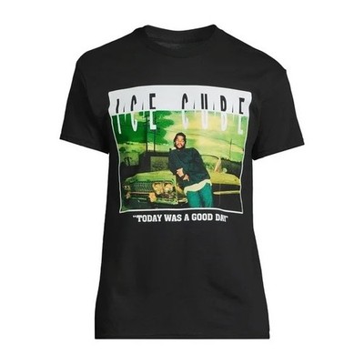 Ice Cube Large 90's Hip Hop Graphic T-Shirt Black New Today Was A Good Day