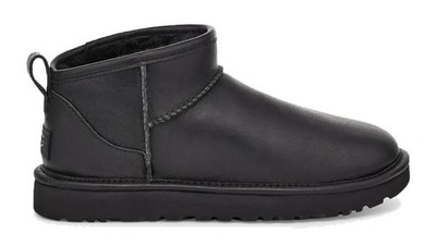 UGG CLASSIC ULTRA MINI LEDER SCHWARZ BLACK 1117534 ORIGINAL UND NEU