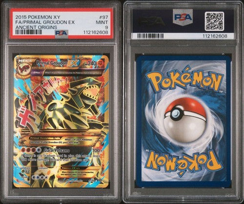 2015 Pokémon XY Ancient Origins Primal Groudon EX 97/98 PSA 9 - Picture 3 of 3