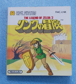 The Legend of Zelda 2 Link no Bouken JPN Famicom Disk System CIB FMC-LNK Tested