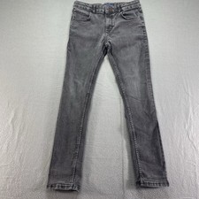 Tommy Hilfiger Jeans Boys 16 Black Stretch Skinny Regular Fit TBFFC0F-014