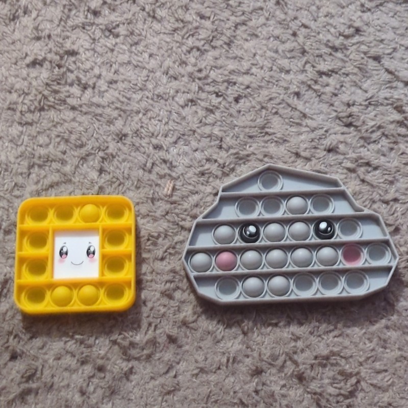 Lankybox Boxy and Rocky 2pc Pop It Tactile Sensory Toys