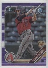 2019 Bowman Chrome Prospects Purple Refractor /250 Blaze Alexander #BCP-53 0l24