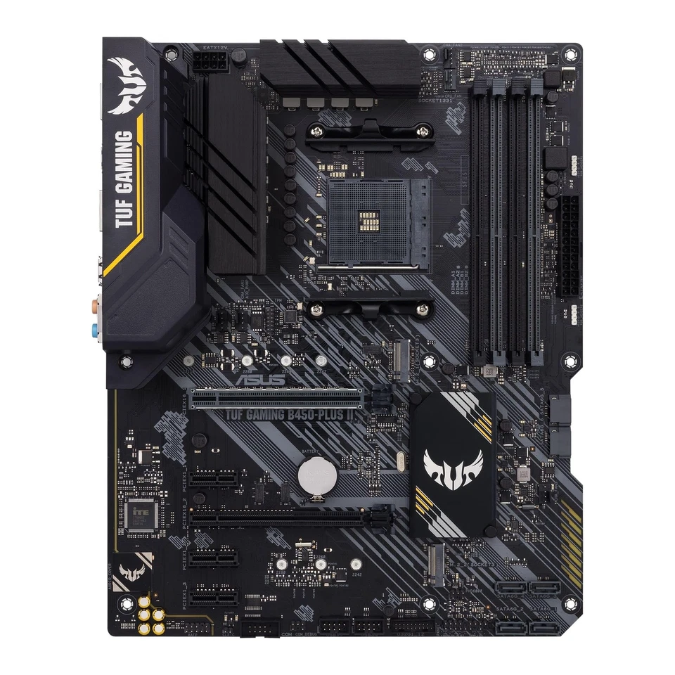Asus Tuf Gaming B450 Plus Ii Scheda Madre Gaming Amd B450 (Am4) Atx Con Doppio M - Immagine 2 di 4