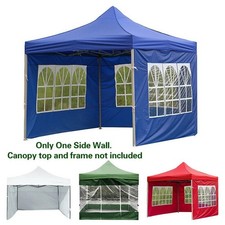 Canopy Tent Side Wall-Carport Garage Big Tarp Enclosure Shelter Party Sunshade