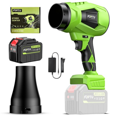 #ad Leaf Blower Cordless 1000000 RPM Handheld Lightweight Patio Cleaning Green $116.43
