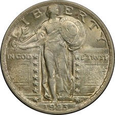 1923 AU55 Standing Liberty Quarter, PCGS 51653811