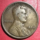 1924D US LINCOLN CENT! "DENVER" Mint! VG! Semi Key Date! Lower Mintage!