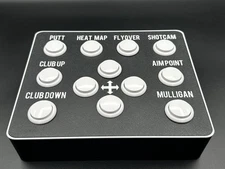 GSPRO Golf Simulator Control Box - White Buttons