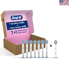 Sensitive Gum Care Electric Toothbrush Replacement Brush Heads - White, 8 Count