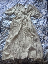 BNWT Kit and Kaboodle Made In Italy aloha tie front Smock Dress  one sizeUk 8-16