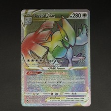 Pokémon Lugia VSTAR 202/195 Silver Tempest Secret Rainbow Rare FA Holo EN on eBay