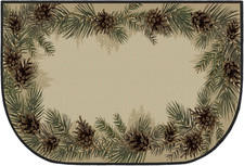 Fireplace Hearth Rug Fireplace Mats Cabin Southwestern Fireproof Fire Resistant