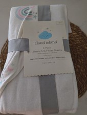 Could Island Baby Crib Fitted Sheet 2Pack