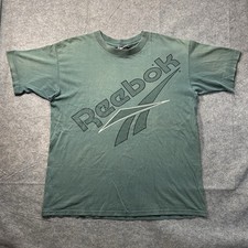 Vintage 90s Reebok Logo Sportswear Streetwear T-Shirt Men's XL USA Made Outdoors