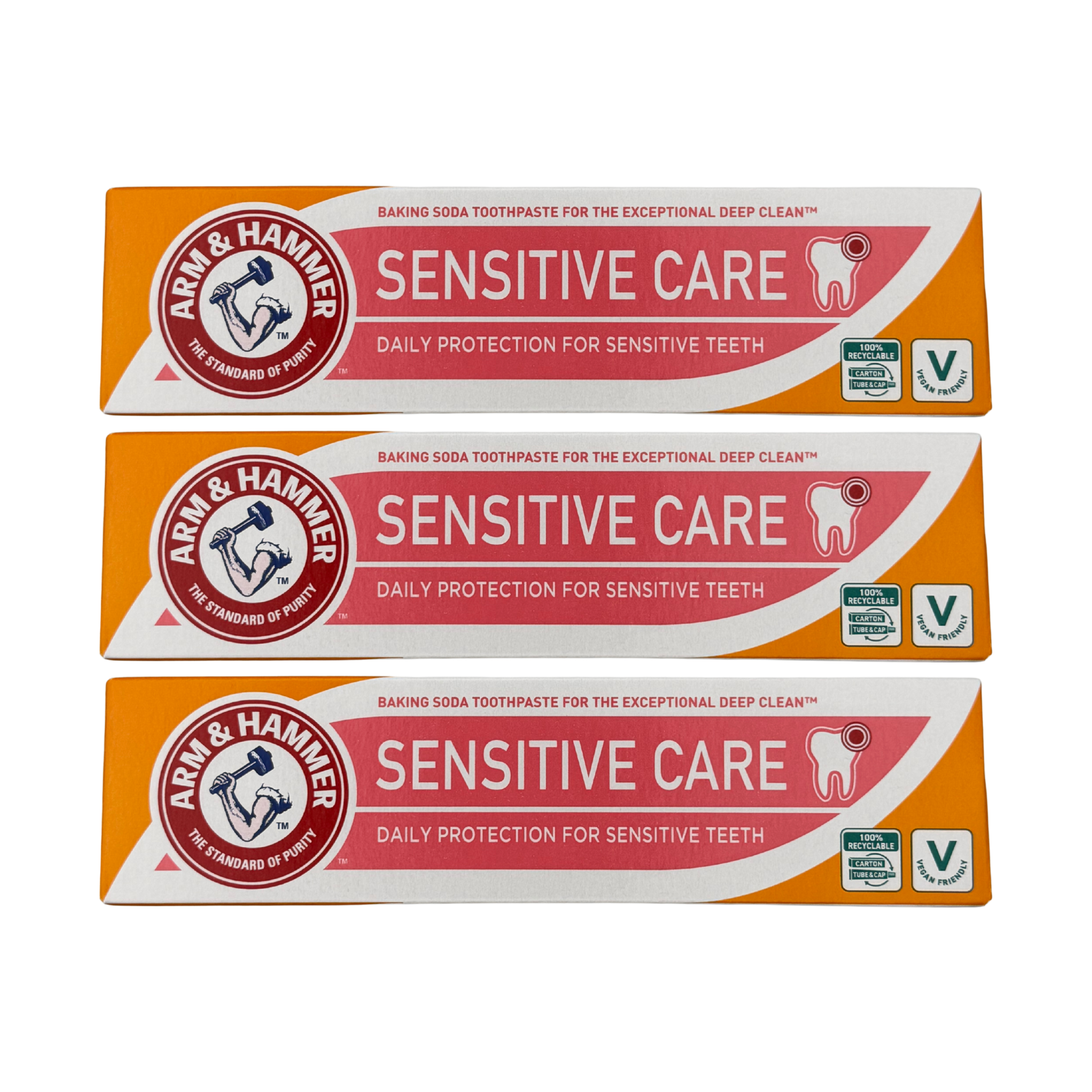 Arm & Hammer Sensitive Care Baking Soda Toothpaste 125g x 3 - Image 10