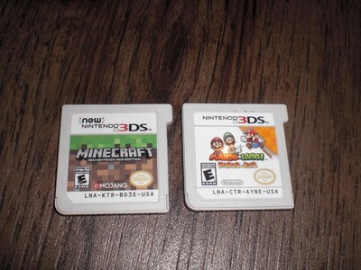 Mario & Luigi Paper Jam + New 3DS Minecraft 4 Nintendo 3DS XL 2DS