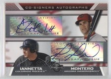 2007 Topps Co-Signers Chris Iannetta Miguel Montero #CS-IM Auto 0f8