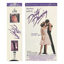 Dirty Dancing (VHS, 1987) 10th Anniversary Collector’s Twin Pack - NEW SEALED