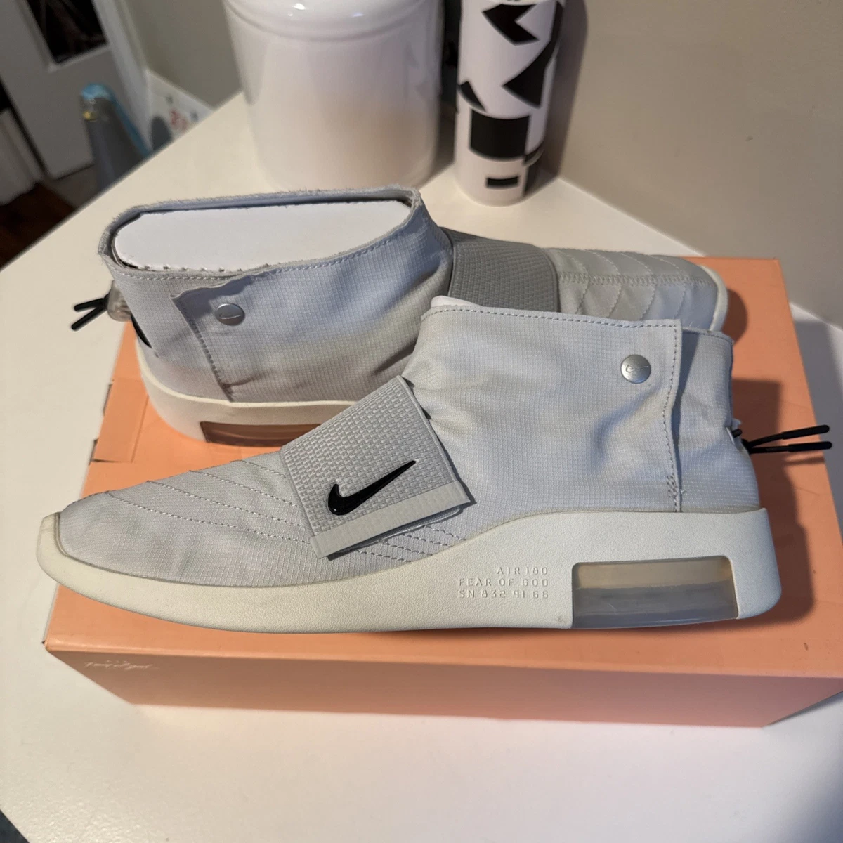 Nike Air Fear Of God Moc Pure Platinum | eBay display picture 1